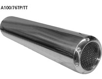 Endrohr pol.100mm TT-DESIGNE mit Einsatz