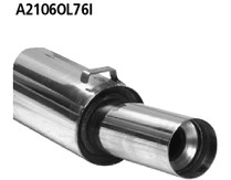 Endschalld�mpfer 1x76mm Endrohr mit Einsatz