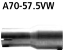 Adapter f�r Endschalld�mpfer auf Serie Alfa Romeo 156 Diesel