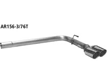Endrohrsatz 2x76mm rechts Alfa Romeo GT