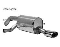 Endschalld�mpfer 1x120x80 f.R/ Peugeot 207  f.rechts / links