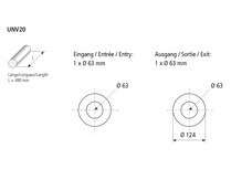 Universalschalld�mpfer 480x124 mm  rund
