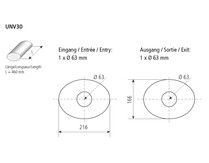 Universalschalld�mpfer 460x216x166 mm