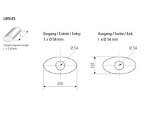 Universalschalld�mpfer 330x200x100mm