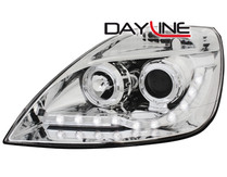 DAYLINE Scheinwerfer Ford Fiesta 01-05_ TFL-Optik _ chrome