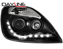 DAYLINE Scheinwerfer Ford Fiesta 01-05_ TFL-Optik _ black