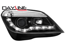 DAYLINE Scheinwerfer Opel Astra H 04-09 _ TFL Optik _ black
