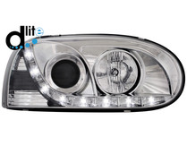 D-LITE Scheinwerfer VW Golf III 92-97 TAGFAHRLICHT _ chrome