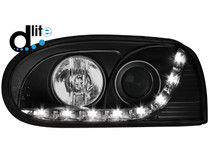 D-LITE Scheinwerfer VW Golf III 92-97 TAGFAHRLICHT _ black