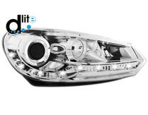 D-LITE Scheinwerfer VW Golf VI 08+ _ TAGFAHRLICHT _ chrome