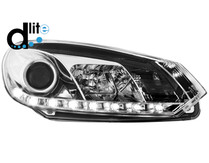 D-LITE Scheinwerfer VW Golf VI 08+ _ TAGFAHRLICHT _ chrome
