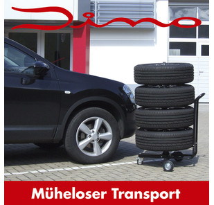 Dino Felgenbaum / Reifenbaum fahrbar für Kompletträder