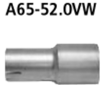 Adapter für Endschalldämpfer auf Serie BMW 318i E46 143 PS-Modell