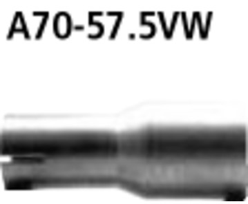 Adapter für Endschalldämpfer auf Serie Alfa Romeo 156 Diesel
