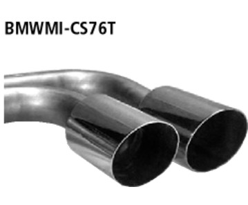 Endschalldämpfer 2x76mm Endroh BMW Mini Cooper S