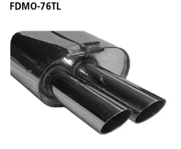 Endschalldämpfer LH Ford Mondeo mit 2x76mm Endrohr
