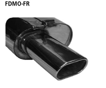Endschalldämpfer RH Ford Mondeo mit 135x75 Flat