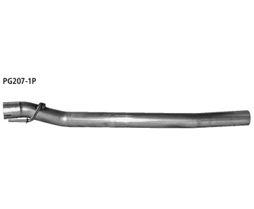 Vorschalldämpfer Ersatzrohr Peugeot 207 /Citroen C2