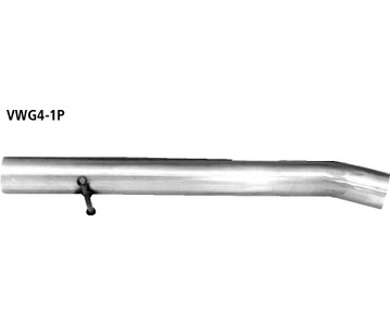 Ersatzrohr für Vorschalldämpfer VW Golf 4 / Audi A3