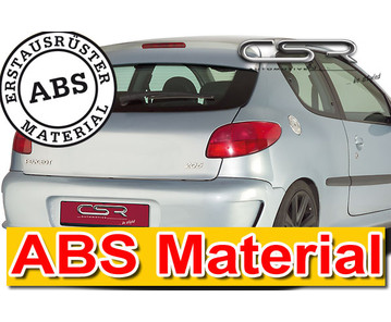 Heckscheibenblende Heckspoiler für Peugeot 206