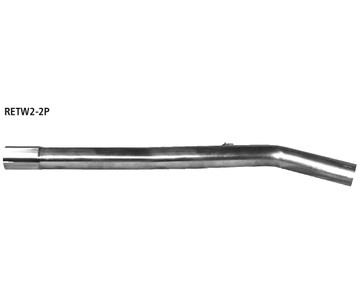 Ersatzrohr für Mittelschalldämpfer (ohne Tüv)