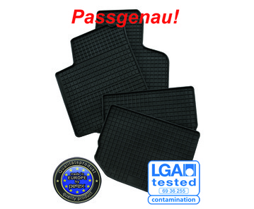 Gummimatten 4-teilig schwarz Opel Corsa B ab 04/1993-2000 / Tigra ab 1994-2000