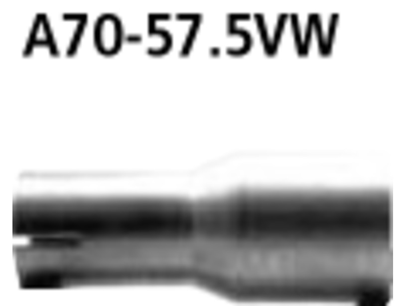 Adapter für Endschalldämpfer auf Serie Alfa Romeo 156 Diesel
