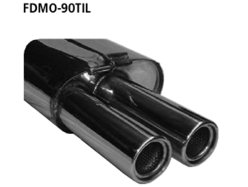 Endschalldämpfer LH Ford Mondeo mit 2x90mm Endrohr