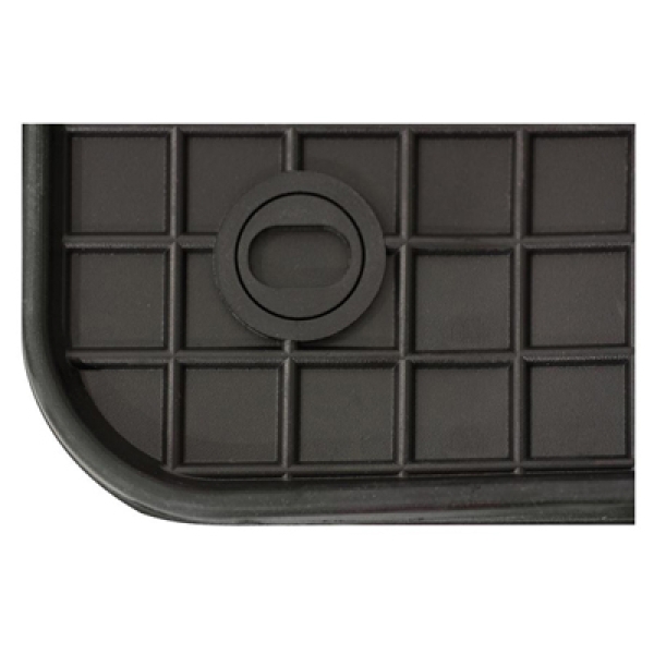 Gummimatten 2-teilig schwarz Mazda 2 ab 04/2003-09/2007 hinten