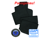 Gummimatten 4-teilig schwarz Mercedes A-Klasse (W168) ab 1997-08/2004