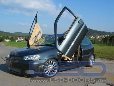 LSD Flügeltüren VW Polo 6N, inkl. Facelift