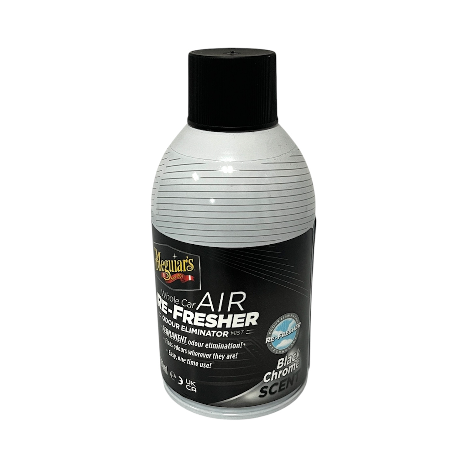 Meguiar's Air Refresher Odor Eliminator Black Chrome Scent